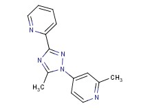 2-methyl-4-(5-methyl-3-pyridin-2-yl-1H-1,2,4-triazol-1-yl)pyridine