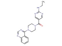 N-ethyl-5-{[4-(4-quinazolinyl)-1-piperazinyl]carbonyl}-2-pyrimidinamine