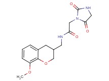 2-(2,5-dioxoimidazolidin-1-yl)-N-[(8-methoxy-3,4-dihydro-2H-chromen-3-yl)methyl]acetamide