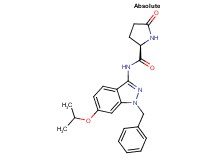 N-(1-benzyl-6-isopropoxy-1H-indazol-3-yl)-5-oxo-D-prolinamide