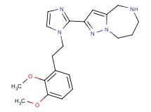 2-{1-[2-(2,3-dimethoxyphenyl)ethyl]-1H-imidazol-2-yl}-5,6,7,8-tetrahydro-4H-pyrazolo[1,5-a][1,4]diazepine dihydrochloride