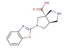 (3aS*,6aS*)-2-(1,3-benzoxazol-2-yl)hexahydropyrrolo[3,4-c]pyrrole-3a(1H)-carboxylic acid