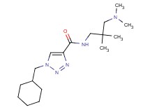1-(cyclohexylmethyl)-N-[3-(dimethylamino)-2,2-dimethylpropyl]-1H-1,2,3-triazole-4-carboxamide