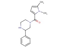1-[(1,5-dimethyl-1H-pyrrol-2-yl)carbonyl]-3-phenylpiperazine hydrochloride