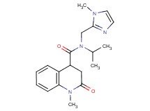 N-isopropyl-1-methyl-N-[(1-methyl-1H-imidazol-2-yl)methyl]-2-oxo-1,2,3,4-tetrahydroquinoline-4-carboxamide