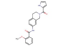 2-methoxy-N-[2-(1H-pyrrol-2-ylcarbonyl)-1,2,3,4-tetrahydroisoquinolin-7-yl]benzamide
