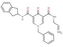 N-allyl-1-benzyl-N'-(2,3-dihydro-1H-inden-2-yl)-4-oxo-1,4-dihydro-3,5-pyridinedicarboxamide