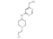 2-{4-[(6-ethylpyrimidin-4-yl)amino]piperidin-1-yl}ethanol