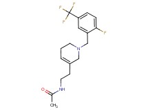N-(2-{1-[2-fluoro-5-(trifluoromethyl)benzyl]-1,2,5,6-tetrahydropyridin-3-yl}ethyl)acetamide