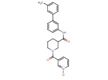 N-(3'-methyl-3-biphenylyl)-1-[(1-oxido-3-pyridinyl)carbonyl]-3-piperidinecarboxamide