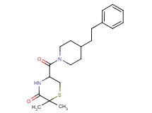 2,2-dimethyl-5-{[4-(2-phenylethyl)-1-piperidinyl]carbonyl}-3-thiomorpholinone