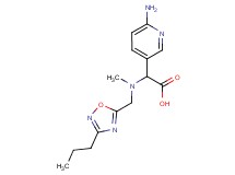 (6-aminopyridin-3-yl){methyl[(3-propyl-1,2,4-oxadiazol-5-yl)methyl]amino}acetic acid