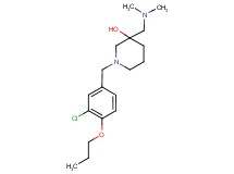 1-(3-chloro-4-propoxybenzyl)-3-[(dimethylamino)methyl]-3-piperidinol