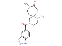 4-(1H-1,2,3-benzotriazol-5-ylcarbonyl)-1,9-dimethyl-1,4,9-triazaspiro[5.6]dodecan-10-one