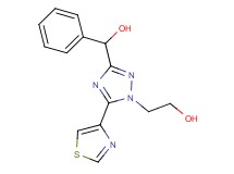 2-[3-[hydroxy(phenyl)methyl]-5-(1,3-thiazol-4-yl)-1H-1,2,4-triazol-1-yl]ethanol