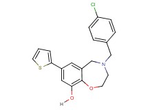 4-(4-chlorobenzyl)-7-(2-thienyl)-2,3,4,5-tetrahydro-1,4-benzoxazepin-9-ol