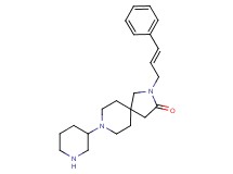 2-[(2E)-3-phenyl-2-propen-1-yl]-8-(3-piperidinyl)-2,8-diazaspiro[4.5]decan-3-one dihydrochloride