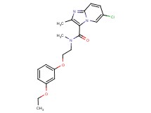 6-chloro-N-[2-(3-ethoxyphenoxy)ethyl]-N,2-dimethylimidazo[1,2-a]pyridine-3-carboxamide