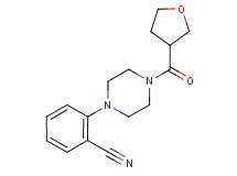 2-[4-(tetrahydrofuran-3-ylcarbonyl)piperazin-1-yl]benzonitrile