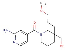 [1-(2-aminoisonicotinoyl)-3-(3-methoxypropyl)-3-piperidinyl]methanol
