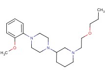 1-(2-methoxyphenyl)-4-[1-(2-propoxyethyl)-3-piperidinyl]piperazine