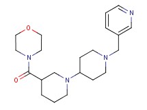 3-(morpholin-4-ylcarbonyl)-1'-(pyridin-3-ylmethyl)-1,4'-bipiperidine