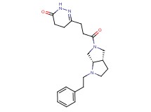 6-{3-oxo-3-[(3aS,6aS)-1-(2-phenylethyl)hexahydropyrrolo[3,4-b]pyrrol-5(1H)-yl]propyl}-4,5-dihydropyridazin-3(2H)-one