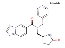 N-{[(2S)-5-oxopyrrolidin-2-yl]methyl}-N-(pyridin-4-ylmethyl)imidazo[1,2-a]pyridine-6-carboxamide