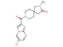 8-[(6-chloroimidazo[1,2-a]pyrimidin-2-yl)carbonyl]-2-methyl-2,8-diazaspiro[4.5]decan-3-one