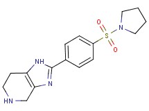 2-[4-(1-pyrrolidinylsulfonyl)phenyl]-4,5,6,7-tetrahydro-1H-imidazo[4,5-c]pyridine dihydrochloride