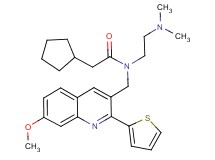 2-cyclopentyl-N-[2-(dimethylamino)ethyl]-N-{[7-methoxy-2-(2-thienyl)-3-quinolinyl]methyl}acetamide
