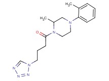 2-methyl-4-(2-methylphenyl)-1-[4-(1H-tetrazol-1-yl)butanoyl]piperazine