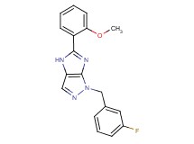 1-(3-fluorobenzyl)-5-(2-methoxyphenyl)-1,4-dihydroimidazo[4,5-c]pyrazole