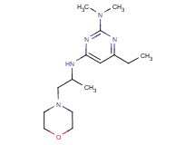 6-ethyl-N~2~,N~2~-dimethyl-N~4~-(1-methyl-2-morpholin-4-ylethyl)pyrimidine-2,4-diamine