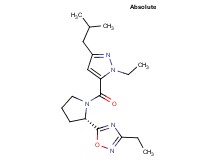 3-ethyl-5-{(2S)-1-[(1-ethyl-3-isobutyl-1H-pyrazol-5-yl)carbonyl]-2-pyrrolidinyl}-1,2,4-oxadiazole
