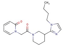1-{2-[3-(1-butyl-1H-imidazol-2-yl)-1-piperidinyl]-2-oxoethyl}-2(1H)-pyridinone