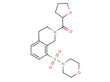 8-(morpholin-4-ylsulfonyl)-2-(tetrahydrofuran-2-ylcarbonyl)-1,2,3,4-tetrahydroisoquinoline