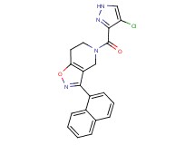 5-[(4-chloro-1H-pyrazol-3-yl)carbonyl]-3-(1-naphthyl)-4,5,6,7-tetrahydroisoxazolo[4,5-c]pyridine
