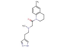 N-methyl-2-(6-methyl-3,4-dihydroquinolin-1(2H)-yl)-2-oxo-N-[2-(1H-pyrazol-4-yl)ethyl]ethanamine