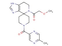 5-(methoxyacetyl)-1'-[(5-methylpyrazin-2-yl)carbonyl]-1,5,6,7-tetrahydrospiro[imidazo[4,5-c]pyridine-4,4'-piperidine]