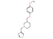 3-[(4-methoxyphenoxy)methyl]-1-(1,3-thiazol-4-ylmethyl)piperidine