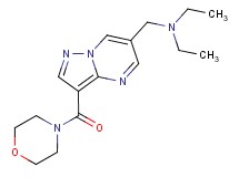 N-ethyl-N-{[3-(morpholin-4-ylcarbonyl)pyrazolo[1,5-a]pyrimidin-6-yl]methyl}ethanamine