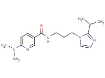 6-(dimethylamino)-N-[3-(2-isopropyl-1H-imidazol-1-yl)propyl]nicotinamide