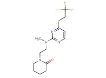 1-(2-{methyl[4-(3,3,3-trifluoropropyl)pyrimidin-2-yl]amino}ethyl)piperidin-2-one