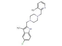 5-chloro-3-methyl-2-({4-[(3-methyl-2-pyridinyl)methyl]-1-piperazinyl}methyl)-1H-indole