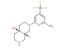 rel-(4aS,8aS)-2-[6-methyl-4-(trifluoromethyl)-2-pyridinyl]octahydro-2,7-naphthyridin-4a(2H)-ol dihydrochloride