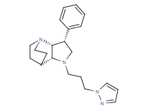 (3R*,3aR*,7aR*)-3-phenyl-1-[3-(1H-pyrazol-1-yl)propyl]octahydro-4,7-ethanopyrrolo[3,2-b]pyridine