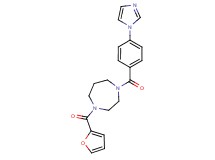 1-(2-furoyl)-4-[4-(1H-imidazol-1-yl)benzoyl]-1,4-diazepane