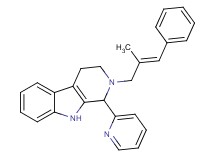2-[(2E)-2-methyl-3-phenyl-2-propen-1-yl]-1-(2-pyridinyl)-2,3,4,9-tetrahydro-1H-beta-carboline