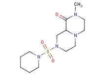 2-methyl-8-(piperidin-1-ylsulfonyl)hexahydro-2H-pyrazino[1,2-a]pyrazin-1(6H)-one